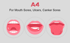 A4 - For mouth sores, canker sores and throat diseases (منہ کے چھالے زخم ناسور حلق کے امراض کیلئے)