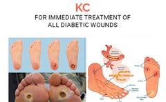 KC - For immediate treatment of all diabetic wounds (شوگر کے تمام زخموں کے فوری علاج کیلئے)